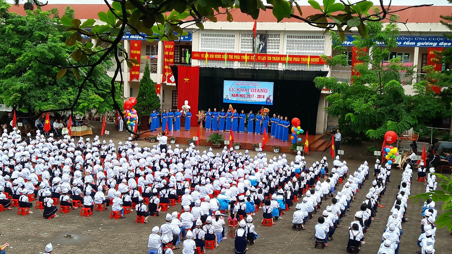 Trường Tiểu học Hà Nội -  Điện Biên Phủ tổ chức khai giảng năm học 2017 - 2018