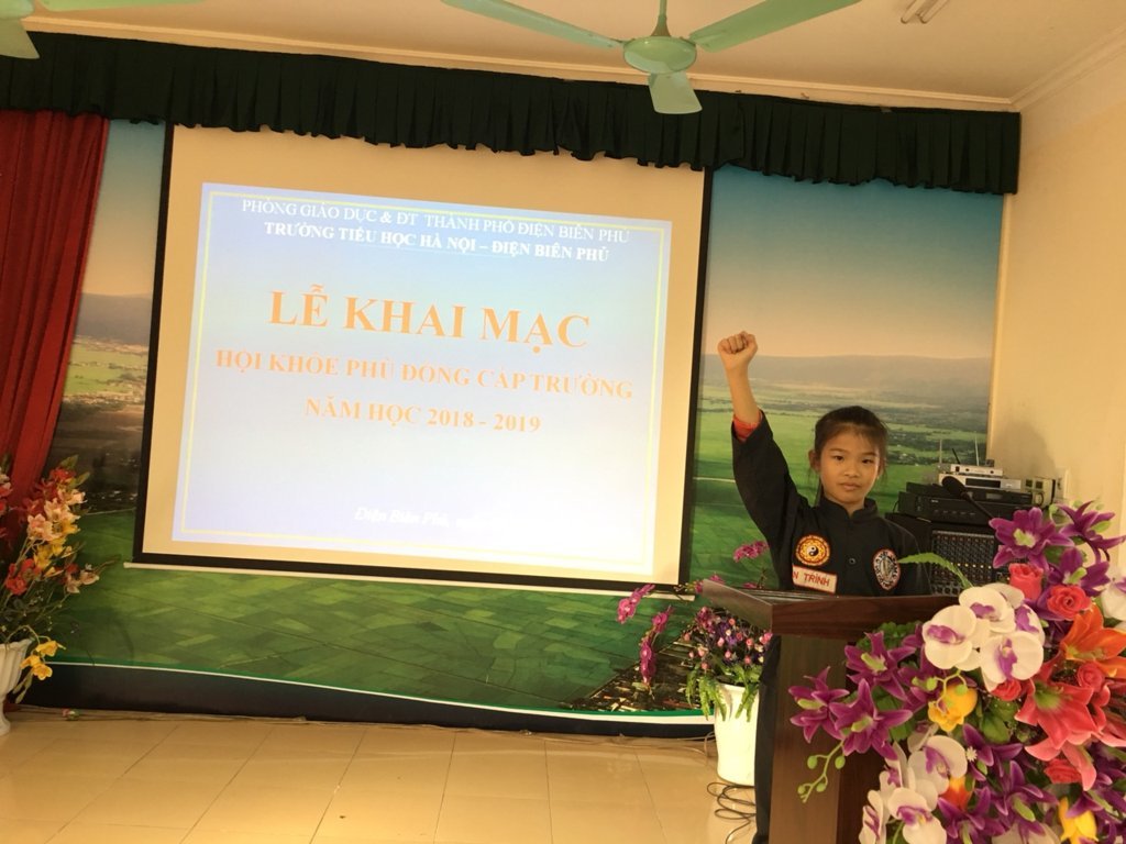 Trường Tiểu học Hà Nội - Điện Biên Phủ tổ chức Hội khỏe phù đổng cấp trường năm học 2018 - 2019
