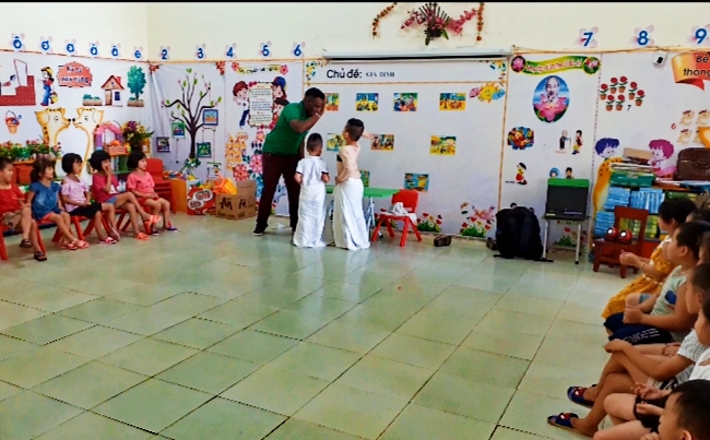 TRƯỜNG MN THANH TRƯỜNG  Tổ chức hoạt động cho trẻ mẫu giáo làm quen với tiếng Anh  năm học 2019-2020