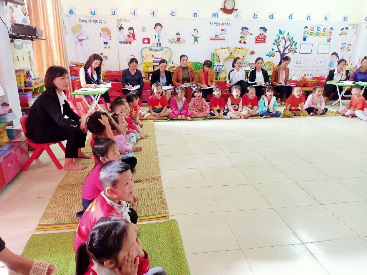 TRƯỜNG MẦM NON THANH TRƯỜNG Tổ chức chuyên đề “Phát triển một số kỹ năng ban đầu về đọc, viết cho trẻ mẫu giáo theo chương trình GDMN với sự hỗ trợ của bộ công cụ ELM” năm học 2020-2021