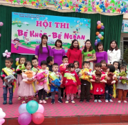 TRƯỜNG MẦM NON NOONG BUA TỔ CHỨC HỘI THI “BÉ KHỎE BÉ NGOAN” NĂM HỌC 2018 – 2019.