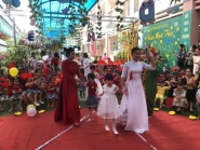 Trường mầm non Hoa Hồng thành phố Điện Biên Phủ tưng bừng tổ chức  "Ngày hội của bé đến trường " năm học 2022-2023