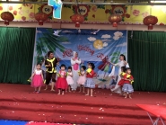 “ Vui Hội Trăng Rằm”  của các bé trường mầm non Hoa Hồng