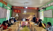 Trường THCS Thanh Bình tổ chức đón tiếp, gặp mặt Đoàn cán bộ Sở giáo dục và Thể thao tỉnh Luông Pha Păng, nước CHDCND Lào.