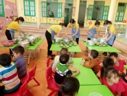 GDMN - Trường Mầm non Võ Nguyên Giáp, thành phố Điện Biên Phủ với mô hình “Bữa ăn dinh dưỡng cho trẻ trong trường mầm non”