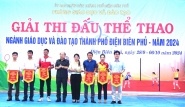 PHÒNG GIÁO DỤC VÀ ĐÀO TẠO THÀNH PHỐ ĐIỆN BIÊN PHỦ TỔ CHỨC "GIẢI THI ĐẤU THỂ THAO NGÀNH GIÁO DỤC VÀ ĐÀO TẠO THÀNH PHỐ ĐIỆN BIÊN PHỦ, NĂM 2024"