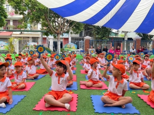 Trường mầm non Sơn Ca thành phố Điện Biên Phủ tổ chức chương trình trải nghiệm “Bé thông minh nhanh trí” Năm học 2024 – 2025