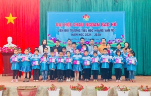 LIÊN ĐỘI TRƯỜNG TIỂU HỌC HOÀNG VĂN NÔ TỔ CHỨC THÀNH CÔNG ĐẠI HỘI CHÁU NGOAN BÁC HỒ NĂM 2025