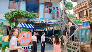 TRƯỜNG MẦM NON HOA BAN ĐÓN ĐOÀN ĐÁNH GIÁ NGOÀI ĐỂ CÔNG NHẬN TRƯỜNG ĐẠT KIỂM ĐỊNH CHẤT LƯỢNG GIÁO DỤC VÀ ĐẠT CHUẨN QUỐC GIA NĂM HỌC 2024-2025
