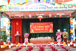 TRƯỜNG TIỂU HỌC HIM LAM TỔ CHỨC THÀNH CÔNG LỄ TỔNG KẾT NĂM HỌC: 2024-2025