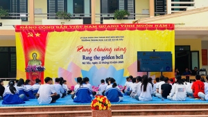 TRƯỜNG THCS XÃ NÀ TẤU TỔ CHỨC CUỘC THI “ RUNG CHUÔNG VÀNG”