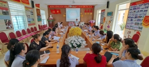 TRƯỜNG MẦM NON 20/10 TỔ CHỨC HỘI NGHỊ  BAN ĐẠI DIỆN CHA MẸ HỌC SINH PHIÊN HỌP CUỐI NĂM