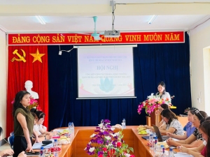 Hội nghị  Tổng kết Công tác thi đua, khen thưởng  Khối Thi đua Cấp học Mầm non Năm học 2024-2025