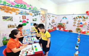 TRƯỜNG MẦM NON HOA BAN TỔ CHỨC PHẦN THI VẬN ĐỘNG,  TRÍ TUỆ TRONG HỘI THI BKBN, BÉ KHÉO TAY CẤP TRƯỜNG  NĂM HỌC 2024 - 2025