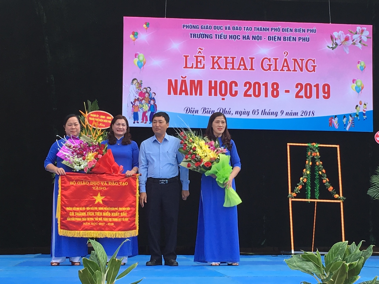 Trường Tiểu học Hà Nội -  Điện Biên Phủ tổ chức khai giảng năm học mới 2018 - 2019