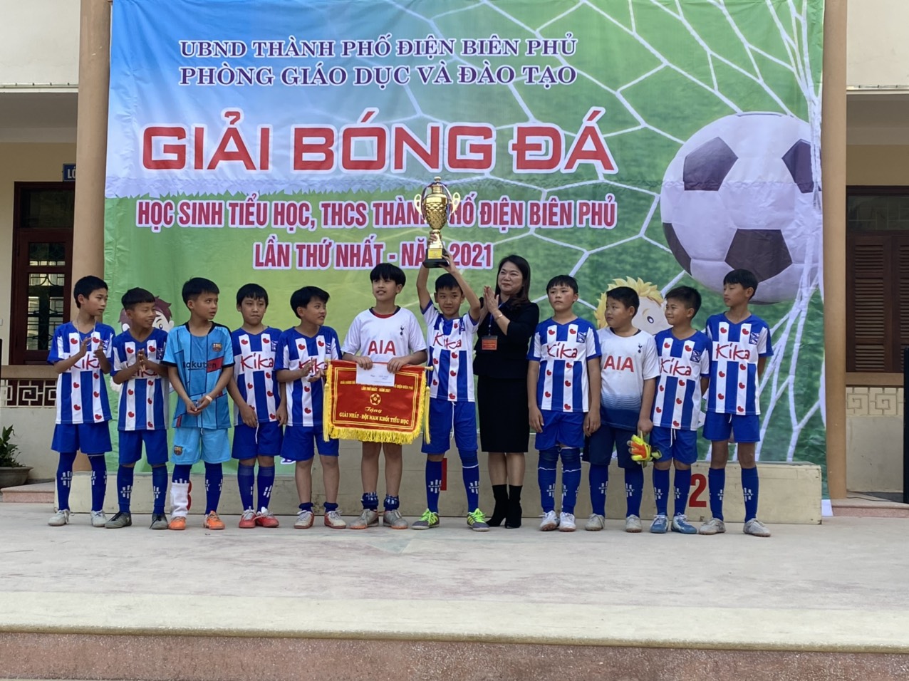 Trường Tiểu học Him Lam tham gia giải Bóng đá học sinh TH - THCS thành phố Điện Biên Phủ lần thứ nhất – Năm 2021