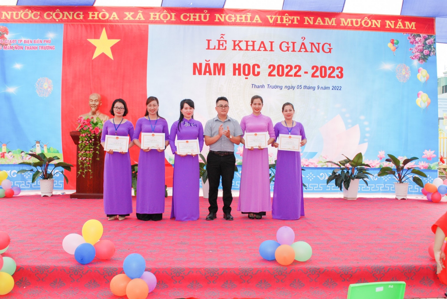 Trường mầm non Thanh Trường tổ chức thành công Lễ khai giảng năm học 2022-2023