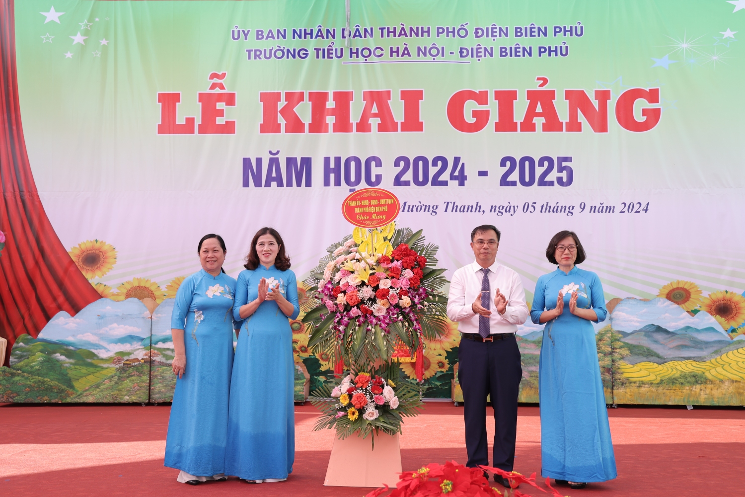 Trường Tiểu học Hà Nội - Điện Biên Phủ hân hoan tổ chức  Lễ khai giảng năm học mới 2024 - 2025