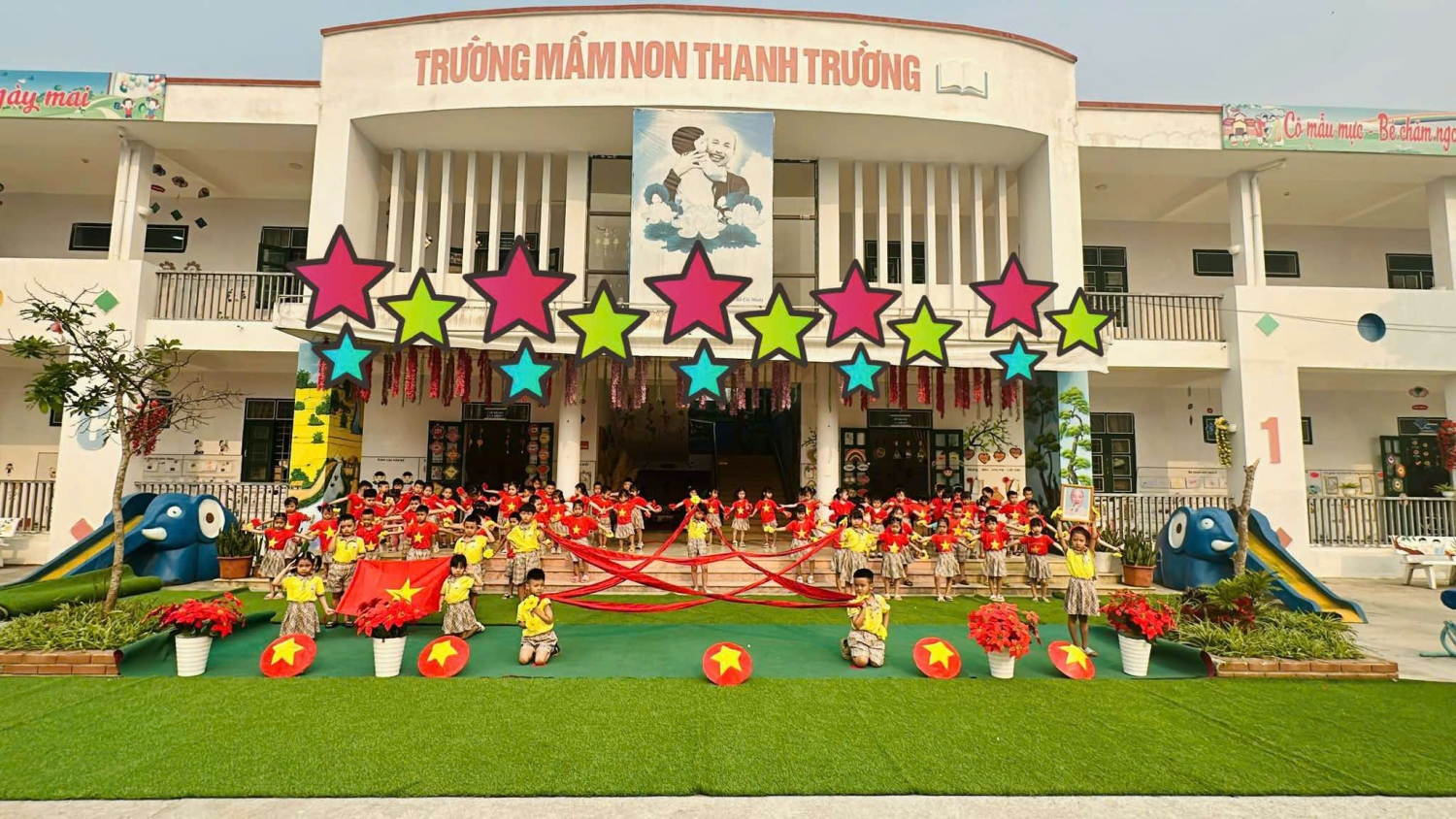 TRƯỜNG MẦM NON THANH TRƯỜNG TỔ CHỨC CÁC HOẠT ĐỘNG CHÀO MỪNG NGÀY 50 NĂM NGÀY GIẢI PHÓNG MIỀN NAM (  30/4/1975 – 30/4/2025)