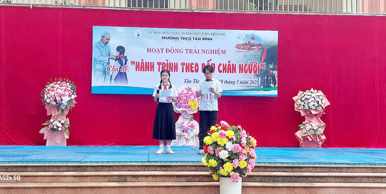 HOẠT ĐỘNG TRẢI NGHIỆM VỚI CHỦ ĐỀ:  HÀNH TRÌNH THEO DẤU CHÂN NGƯỜI